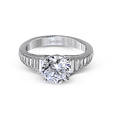 Emerald Cut Engagement Ring Simon G Jewelry